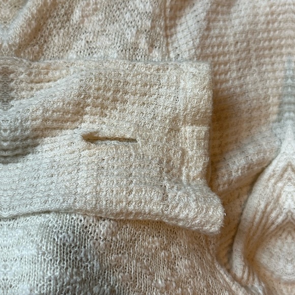 Anthropologie Saturday Sunday Almeria Hooded Cowl Top Cream Sweater - Picture 4 of 11